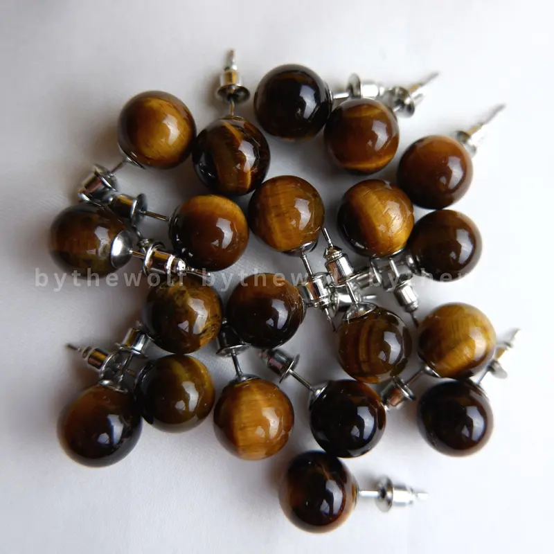 Tarotbythewolf - Crystal Stud Earrings - Anting Batu Alam 2