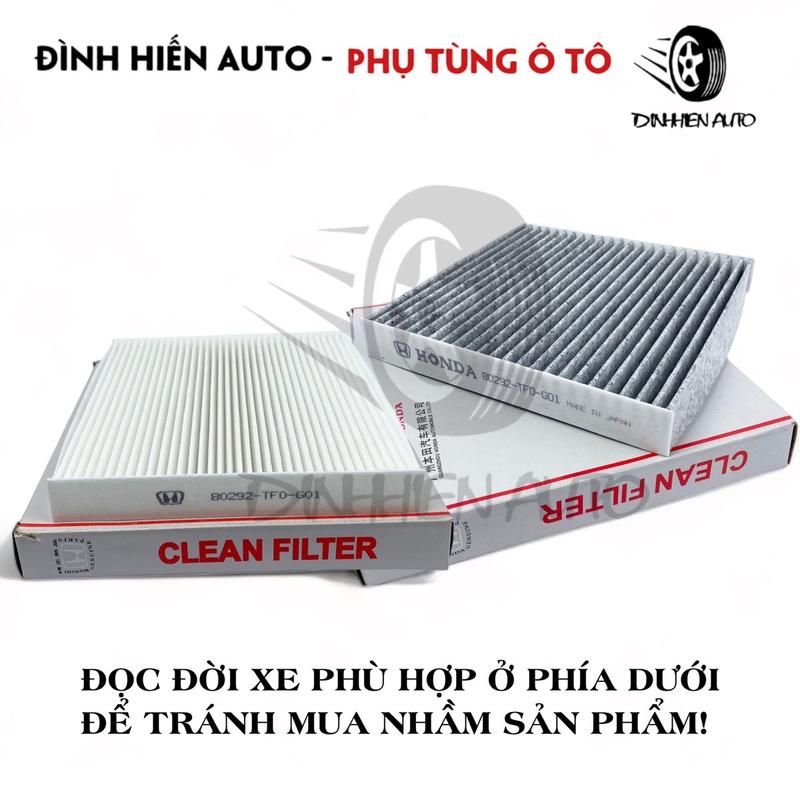 Lọc gió điều hoà, máy lạnh Honda City (2013-2024), CRV (2017-2024), Civic (2015-2024), HRV (2019-2024), Brio (2018-2024), BRV (2022-2024), Jazz (2017-2024), Odyssey (2017-2024), Accord (2020-2024) (80292TG0W02/ 80292TF0G01)