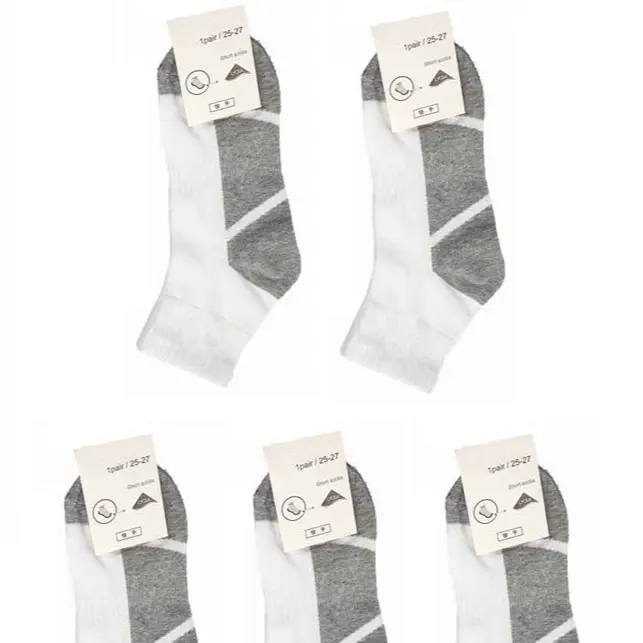 Combo 5 Đôi Vớ Tất UNI Cổ Cao - Chất Liệu Cotton Dầy Dặn - Thoáng Khí