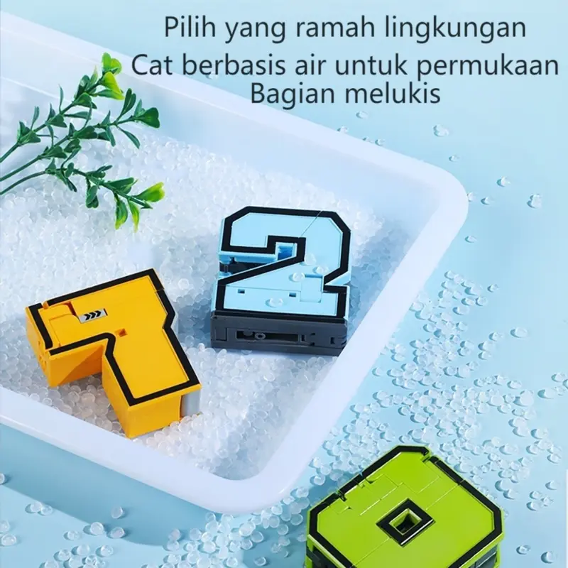 Mainan Anak Robot Transformer Robot Angka Number 15in1 Number Robot Transformer Robot Angka Mainan Edukasi Anak 4