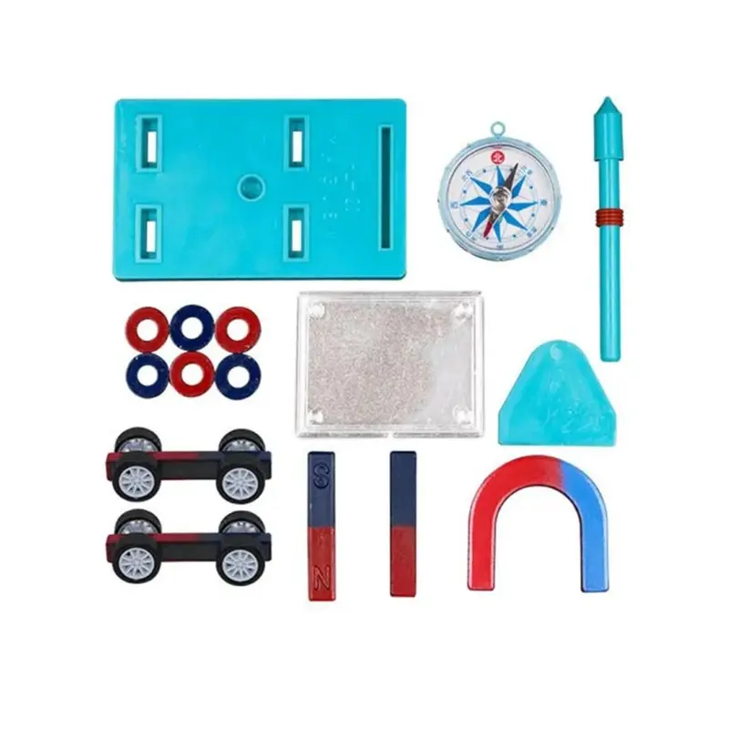 Science Magnet Set / Magnet Mainan Edukasi Praktek Sekolah Komplit Berbagai Macam Eksperimen Dapat Dilakukan 6