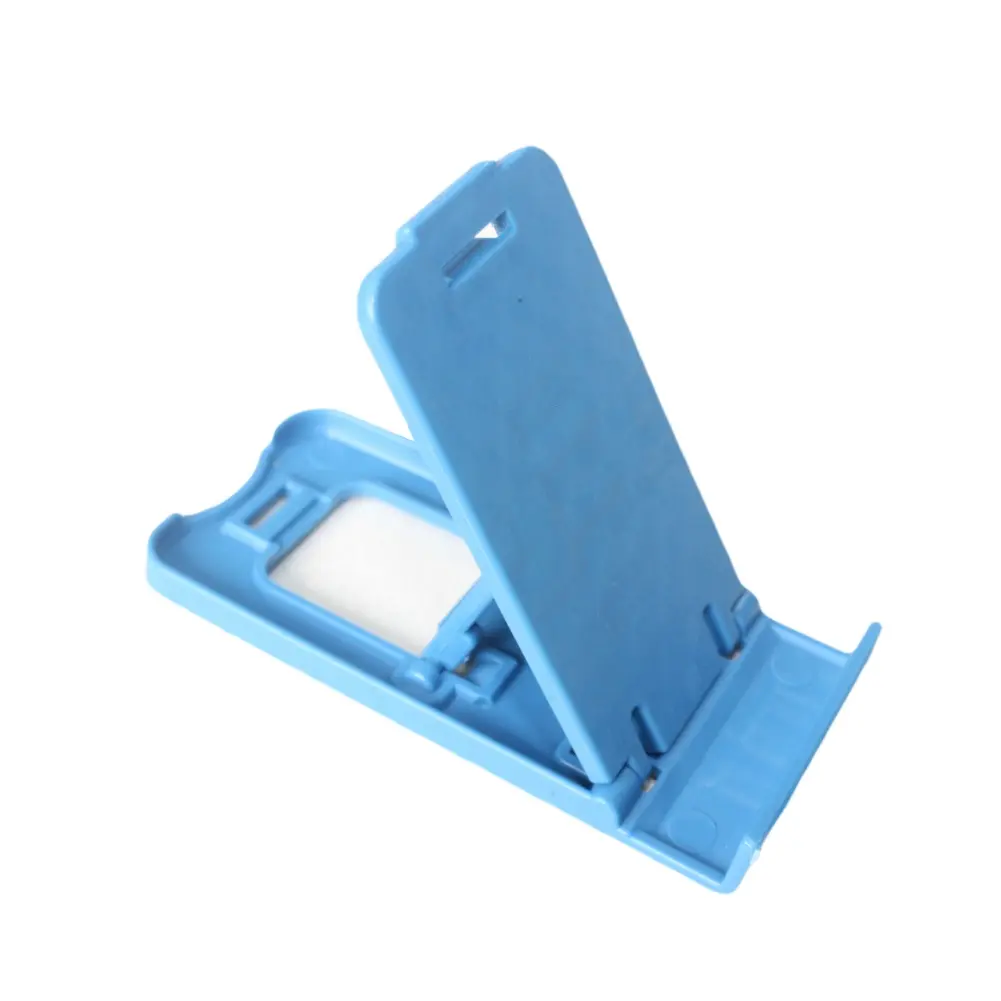 erklisij- Mini Foldable Plastic Universal Mobile Phone Holder Desktop Table Stand Bracket