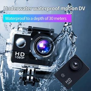 Underwater Waterproof Sports Dv Multifunctional Outdoor Riding Locomotive Sports Camera Sports Camera Diving Camera Compact Device Memory Recording Card Shell Durable