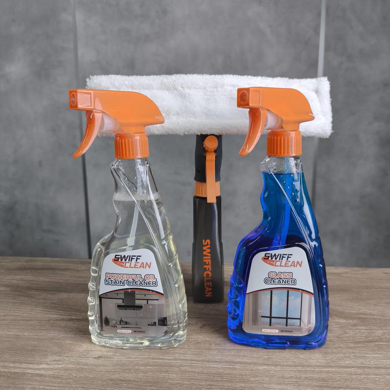 Product Introduction of SWIFFCLEAN Combo Lau Dọn Nhà Với Dụng Cụ Lau Đa năng 4in1, Nước Lau Kính + Nước Lau Nhà Bếp Làm Sạch Mọi Bề Mặt 500ml 26