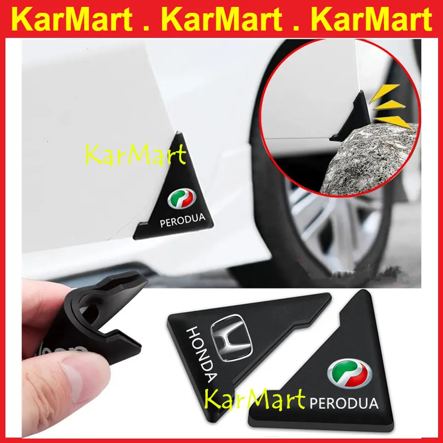 Car Door Rubber Seal Edge  silicone Protector guard car Corner Cover Proton Perodua Honda Toyota Myvi Bezza Mazda 2 Pcs/Set
