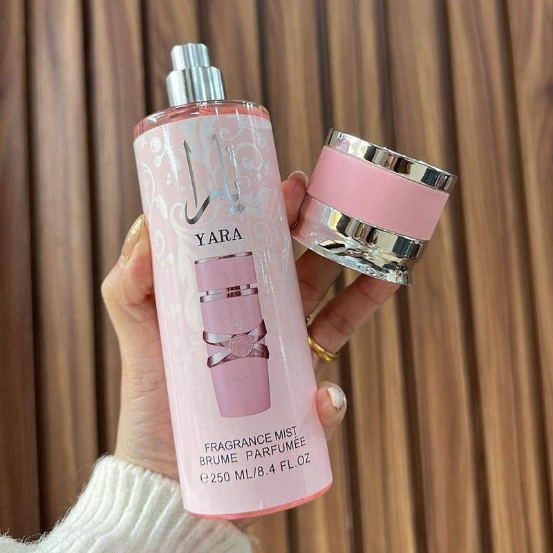 Xịt Body Nước Hoa Dubai Yara Hồng- Hương Phấn Ngọt Dịu , Sang Trọng 250ml  Lưu Hương Cả Ngày 0