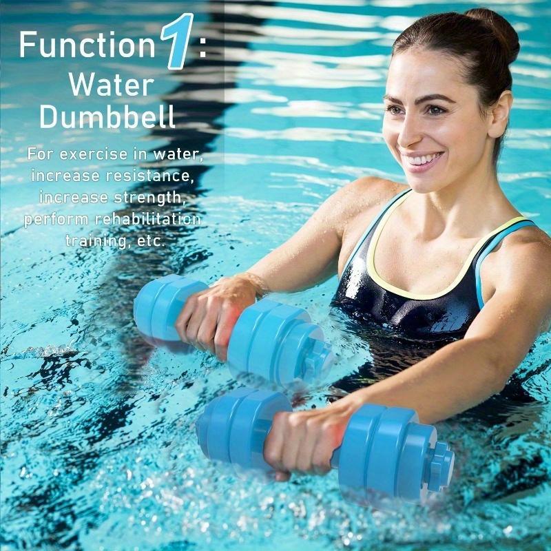 Product Introduction of Portable Water Filled Dumbbell, 1 Count Adjustable Dumbbell, Portable Fitness Equipment for Home Gym Workout 13