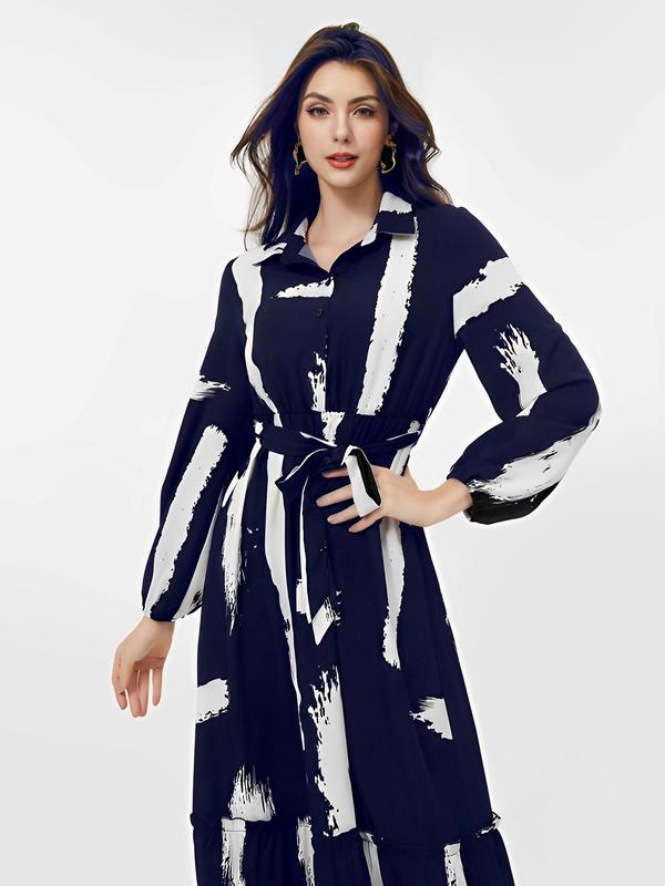 All over print a-line dress
