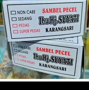 SAMBAL SAMBEL PECEL HJ SUYATI OLEH-OLEH KHAS BLITAR ENAK