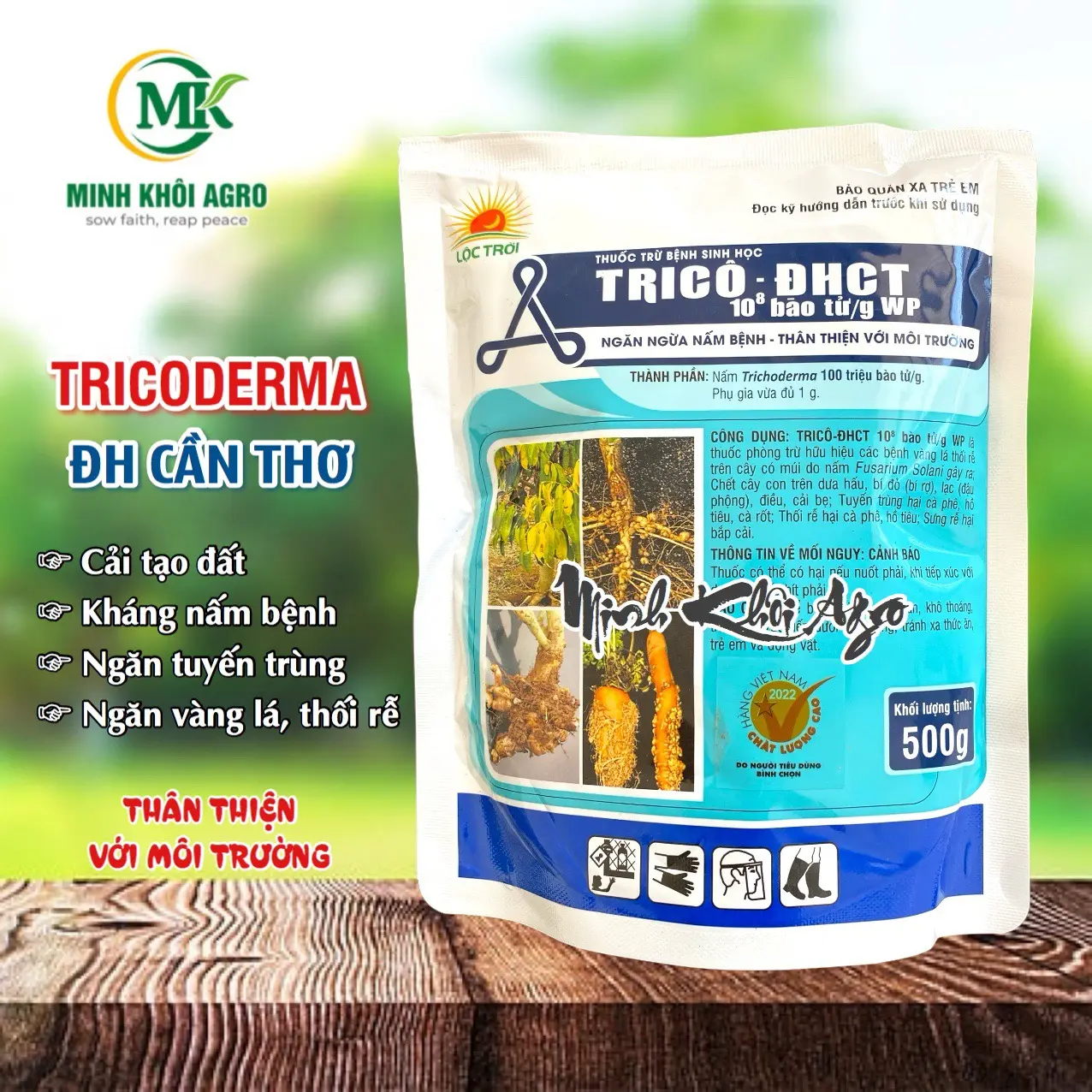 Phân bón sinh học TRICO - ĐHCT (Tricoderma Đại học Cần Thơ)