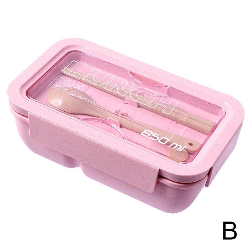 Product Introduction of 1pc Bento Box Leakproof Lunch Containers Cute Lunch Boxes For Spoon/Chopsticks Dishwasher I5X9 38