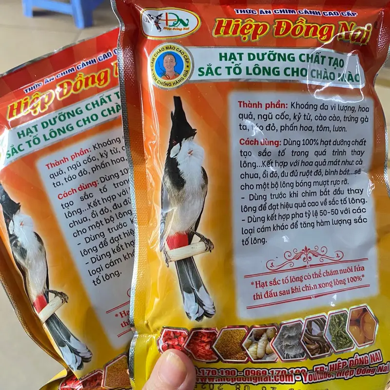 Combo 2 gói hạt sắc tố lông Hiệp Đồng Nai 3