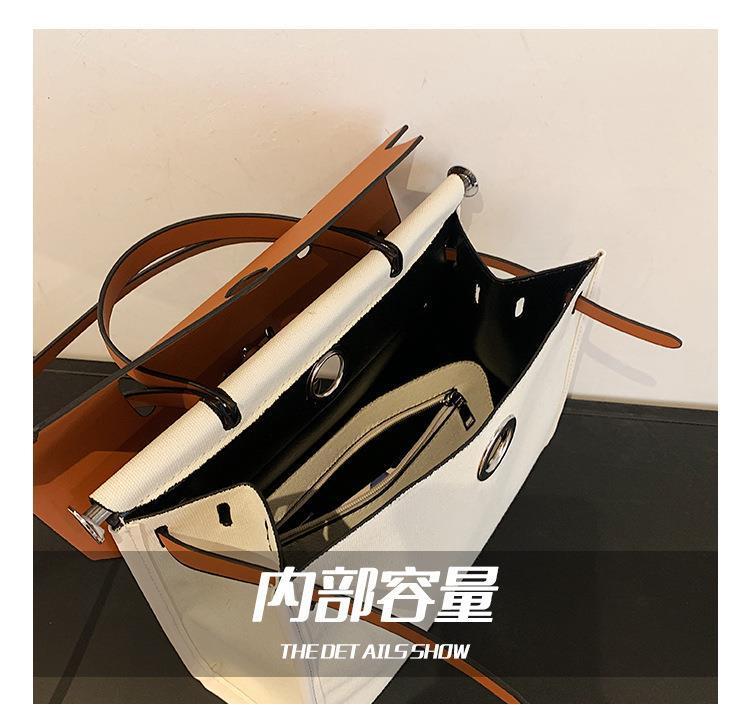 Product Introduction of Summer Women's Shoulder Bag Women's Bag Cross-Border Pu Niche Black High-Grade Tote Bag Messenger Bag Popular Bag 23