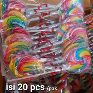 lolipop candy isi besar 4,5 cm isi 20
