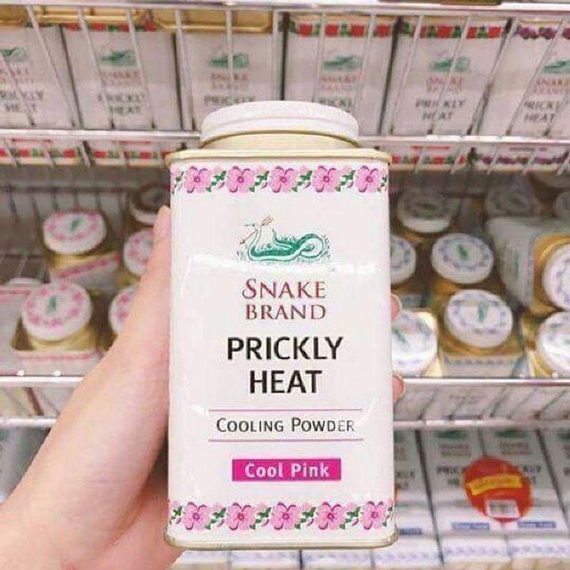 Phấn Rôm Lạnh Snake Brand Prickly Heat 140g giúp Kiềm Dầu, Khử Mùi Hôi Thái Lan 1