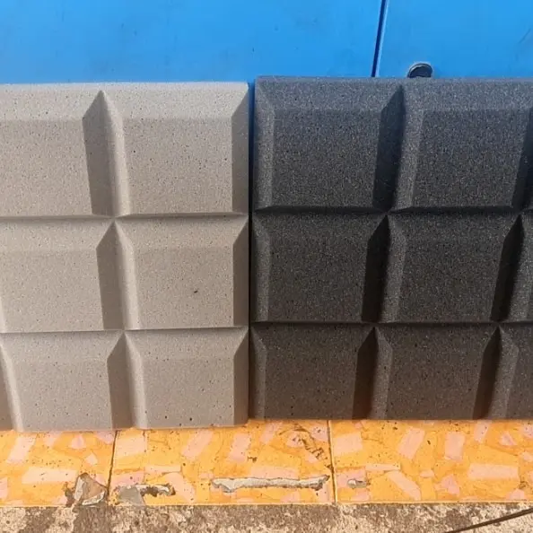 Mút cách âm dán tường 9 ô kháng cháy 50x50x4cm CHƯA CÓ KEO 5