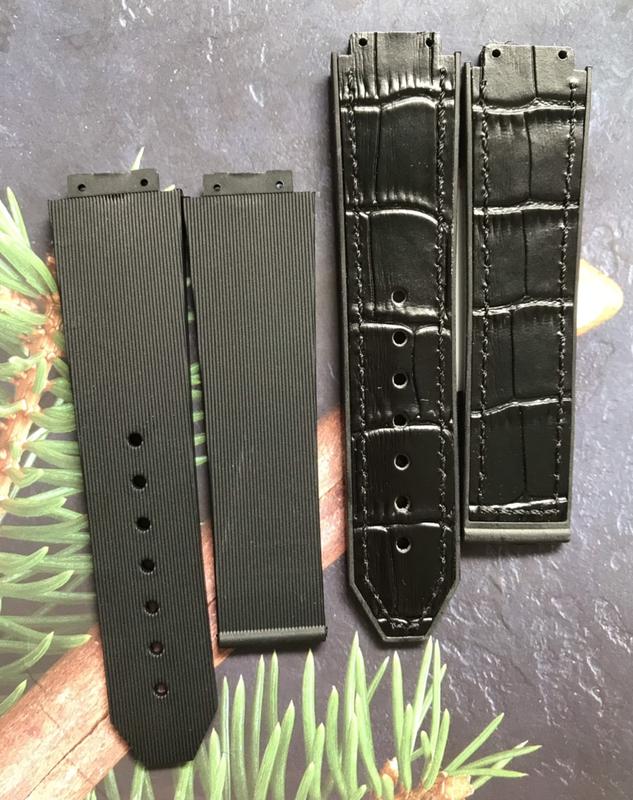 (Tặng tovit thay dây) Dây đồng hồ Hub nam nữ size 38 - 15 21 18 mm Cao Su