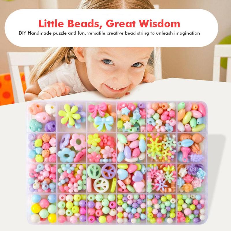 Product Introduction of Kit Gelang DIY Kanak-kanak, 24 Grid, Set Lengkap, Untuk Kanak-kanak, Set Gelang DIY, Set Manik DIY, S7B5 19