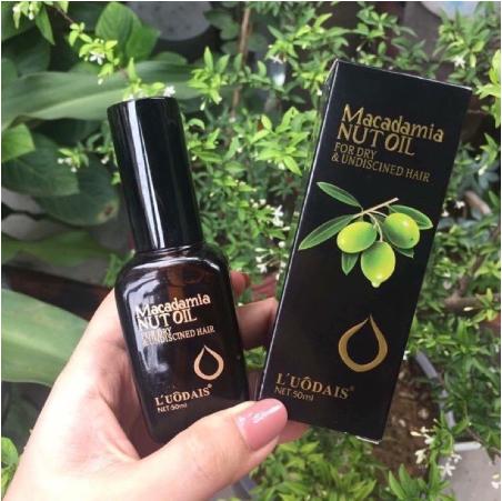Tinh dầu dưỡng tóc MACADAMIA  dưỡng tóc uốn Luodais NUT OIL 50ML CT45 Chăm Sóc Tóc