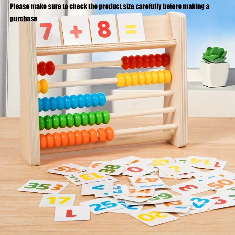 Children's Abacus Rack Five-Stage Calculation Rack Kindergarten ...