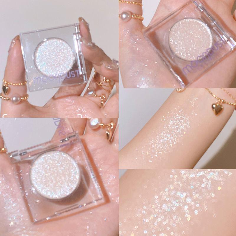 Phấn bắt sáng kèm nhũ mắt Di ka lu đơn sắc Highlighter highlight  lì
