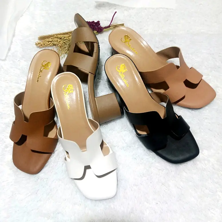 SANDAL HAK TAHU ANDIN 5 CM SN 025 Flat Wanita