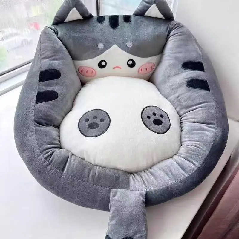 Ghế Sofa Lười Đệm Hoàn Toàn, Nhà Cho Mèo Và Nhà Cho Chó, Ấm Áp Mùa Đông, Kiểu Sàn Nhà, Thích Hợp Cho Sàn Nhà, Đa Năng, Thích Hợp Cho Ghế Sofa Trẻ Em 7