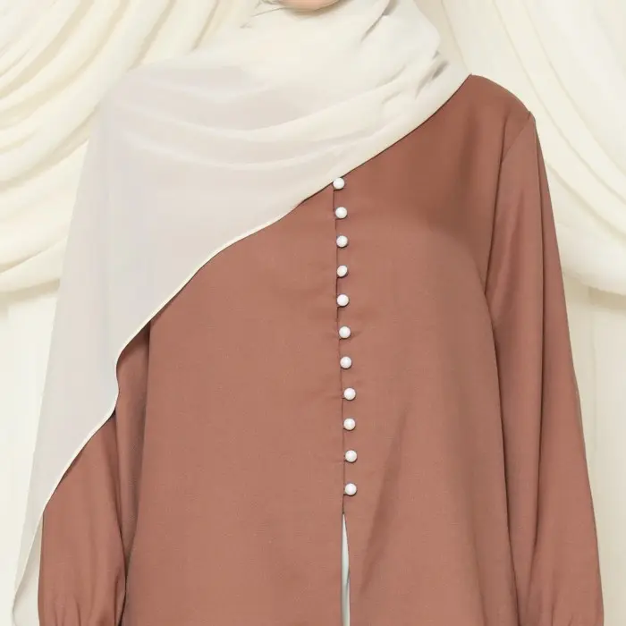 KEIZHA & SOLEHA Aster Long Sleeve Atasan Wanita Muslim Lengan Panjang 3