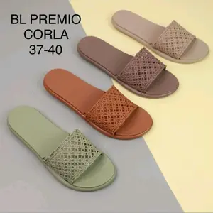 (CORLA) sandal boloni sandal karet murah elegan ringan dan empuk