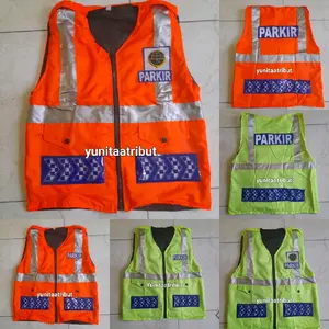 rompi parkir parasut lapis busa tebal