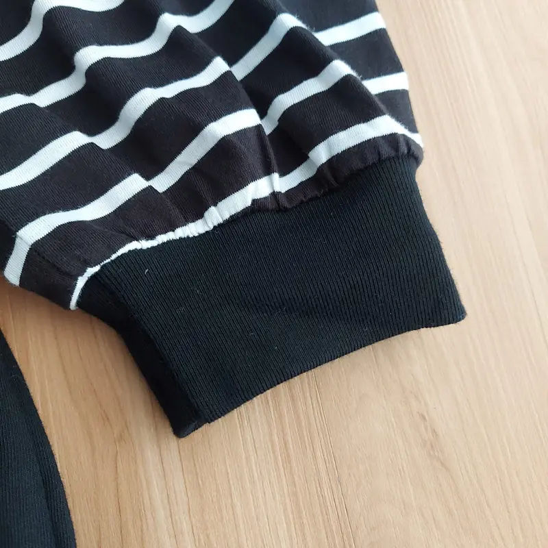 XVLORE Kaos atasan lengan panjang  Wanita PREMIUM OverSize Polos  tangan Stripe salur REAL PICT nyaman Baju Basic Katun combed Simple Distro 2