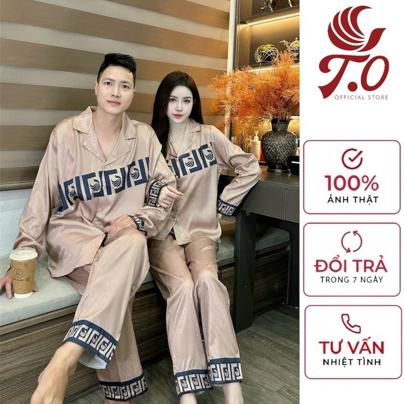 Bộ ngủ pijama Nam Nữ cao cấp - mã bộ ngủ đôi cho Nam và Nữ lụa