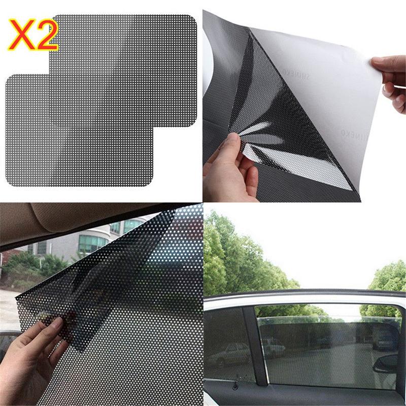 Small Sun Shade Sticker 2PCS Curtain Sunscreen Sunshade Sun Shade Sticker UV Protection ...