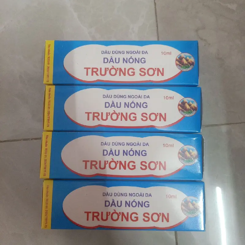 Combo 4 chai Dầu nóng trường sơn chai 10ml Dưỡng Body Massage Dưỡng Da Body 1