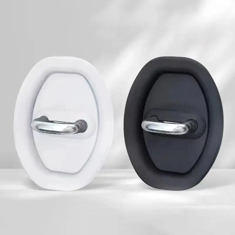 Car Door Lock Protective Block, Silicone Car Door Lock Latch Cover Protector, Mute Shock Cushion Protective Cover, Car Interior Accessories