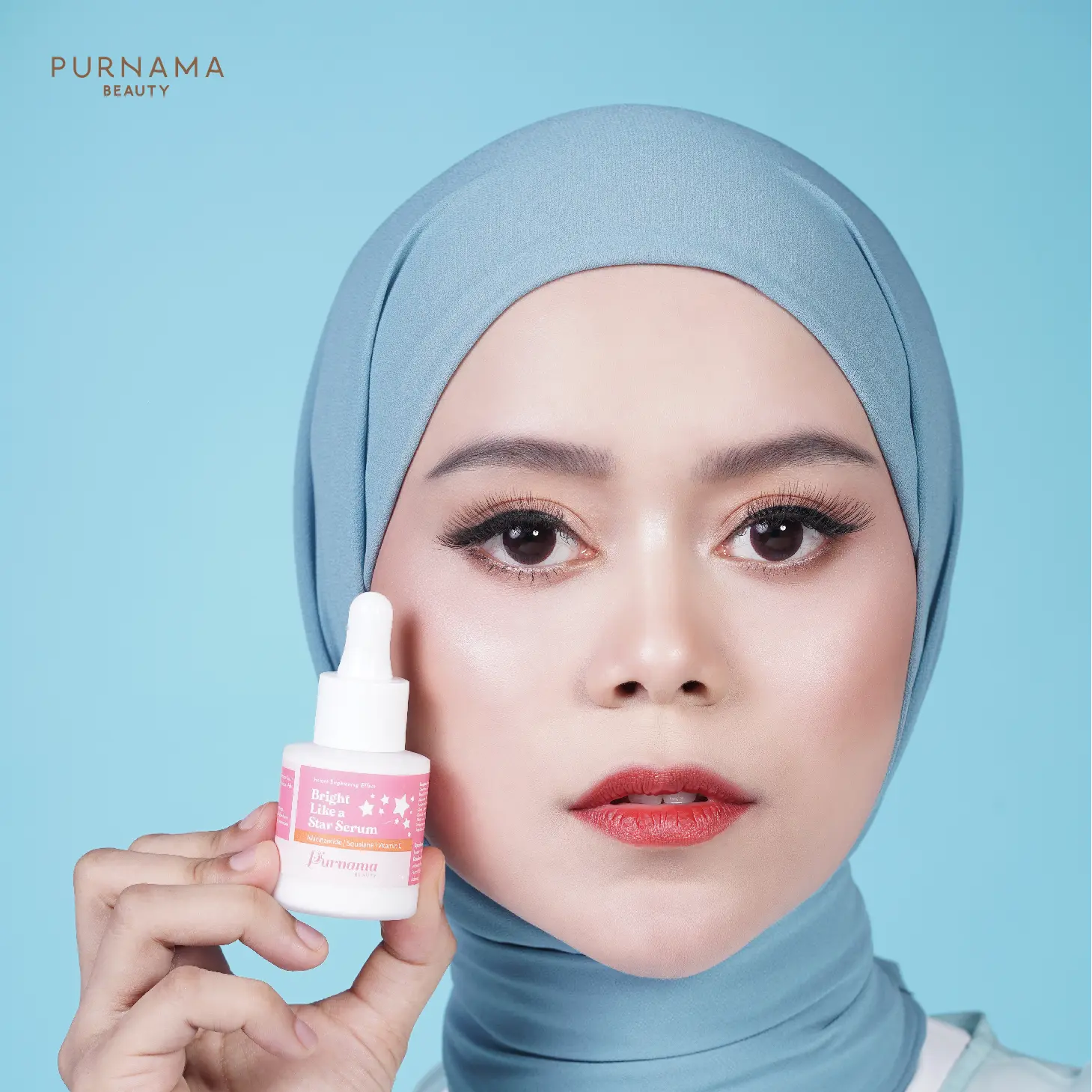 Purnama Beauty Bright Like A Star SERUM Vitamin C Mencerahkan kulit anti Aging untuk Perawatan Wajah Glowing Skincare - kosmetik Lesti Kejora - BPOM