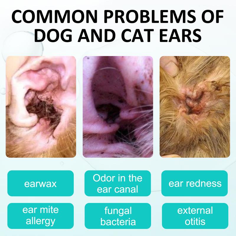 Product Introduction of [Ready Stock & Cod] Elaimei Pet Ear Cleaning Liquid Ear Mite Removal Child Meatus Acusticus Cleaning for Cats and Dogs Ear Cleaning Liquid 50ml 6