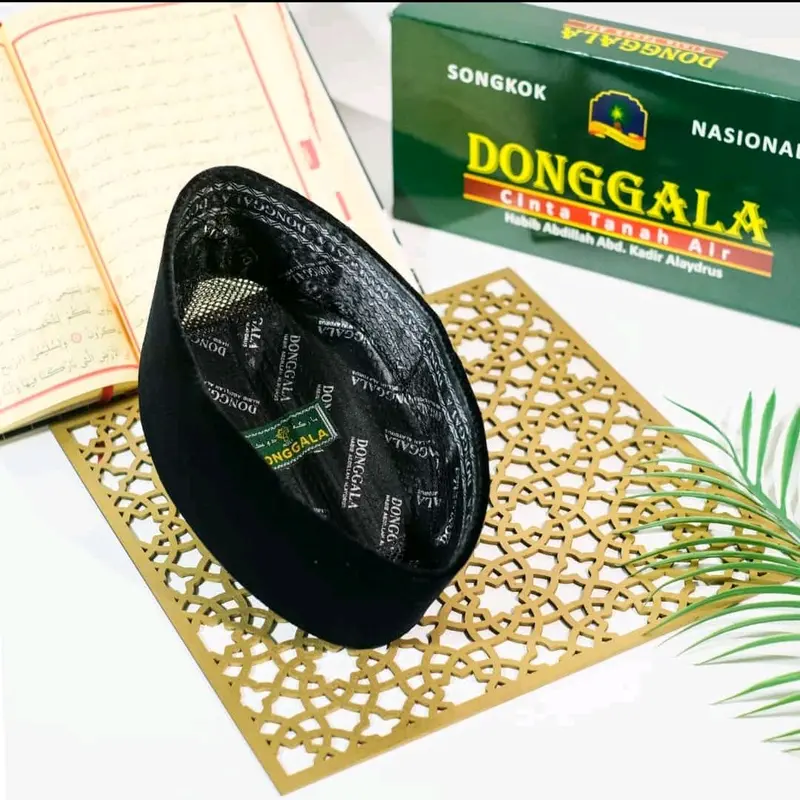 Songkok Hitam merk Donggala Ac  Polos Kopiah 2