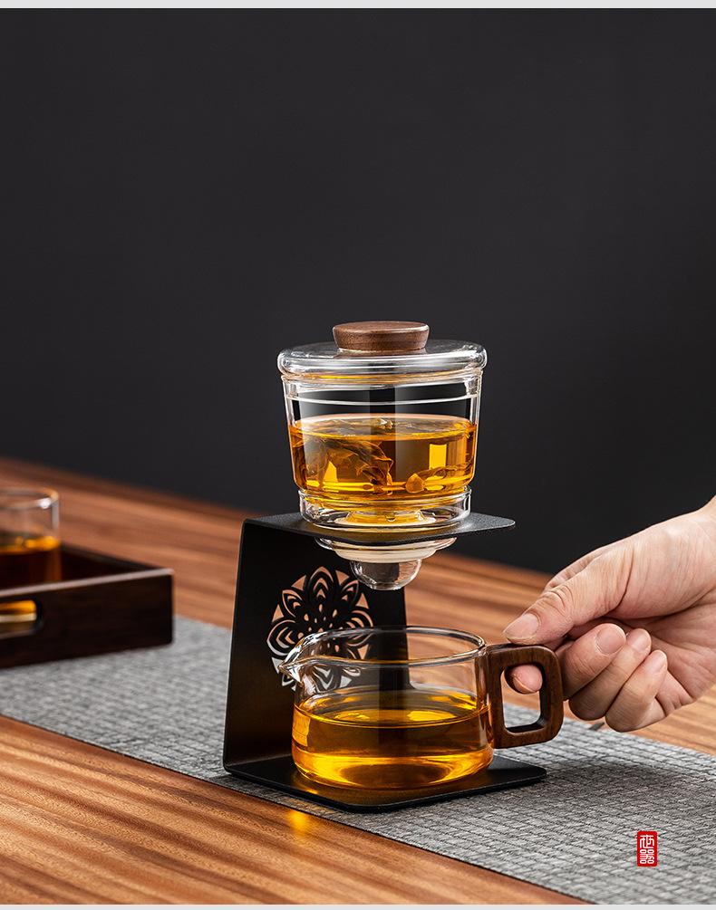 Product Introduction of Teapot making tea household 2025 new tea separator glass liner tea set elegant cup making teapot lazy tea set perfect  teapot 14
