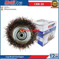 Gambar Sikat Kawat Mangkok Gerinda Cup Brush Kuningan CBB 20 MULTIPRO CBB20 dari Vins Teknik Bekasi Kota Bekasi 5 Tokopedia