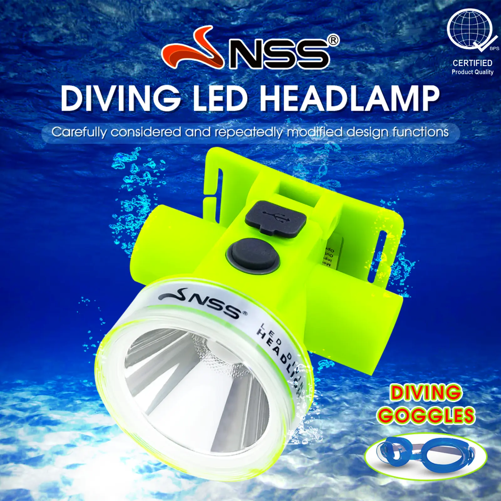 NSS Rechargeable Emergency LED Flashlight with USB Cable | Multi ...