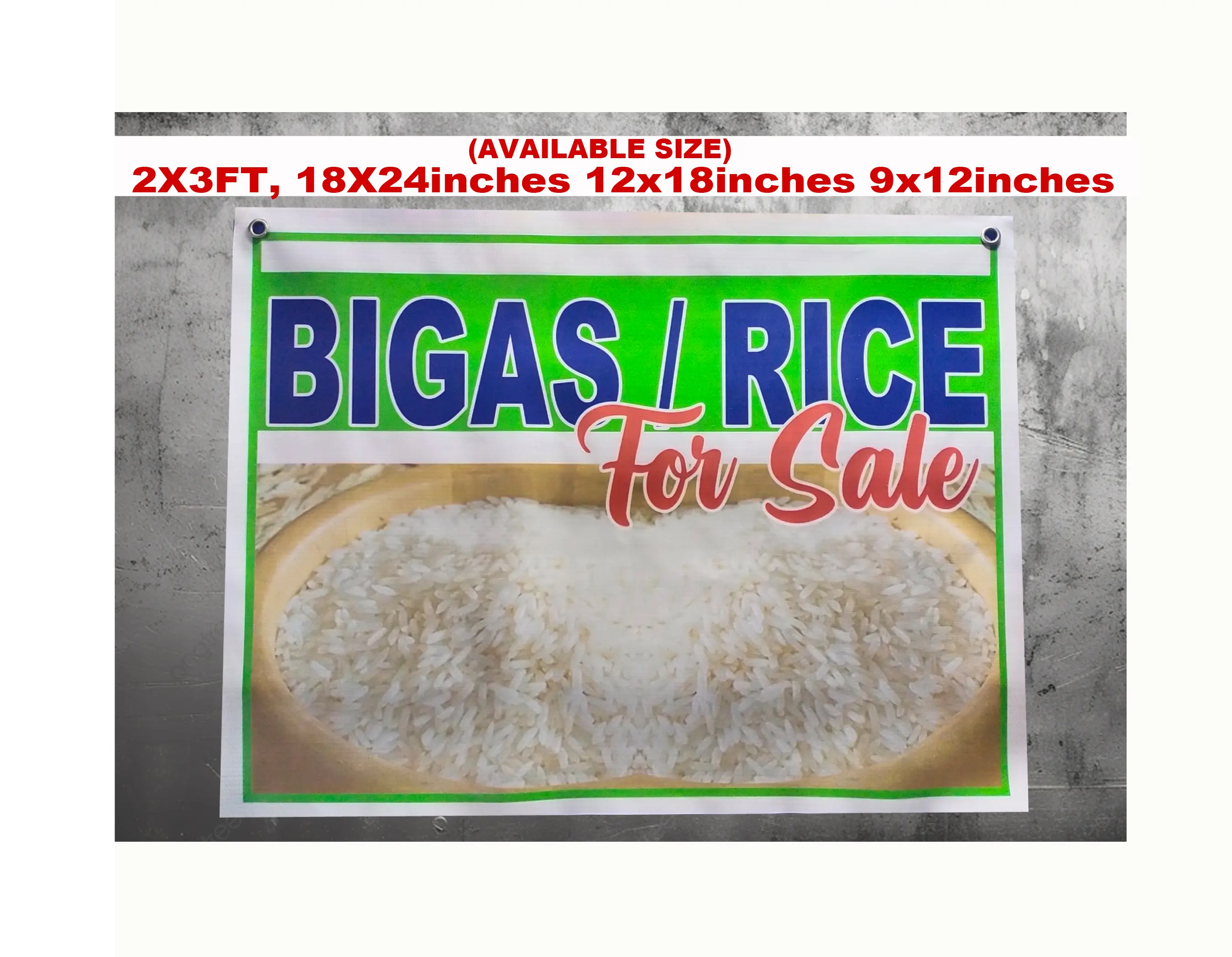 Java Rice Available Signage “Frozen Foods Available Here” laminated sign - TikTok Shop Philippines