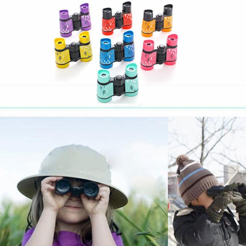 Product Introduction of 11.2x4x9cm Kids Binocular Telescope Children Educational Learning Telescope Bird Watching Folding Optics Telescope 18