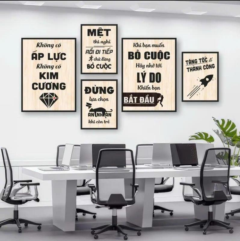 Mẫu tranh Động Lực Tranh Trang Trí Cao Cấp, Trang Trí Decor Gam
