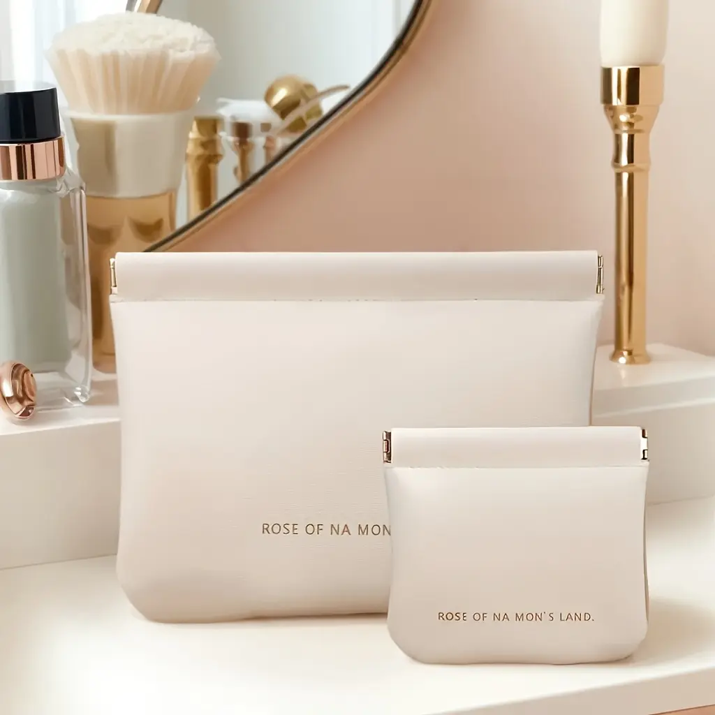 2pcs Women'S Compact Organizer Bags - Portable Storage for Makeup, Lipstick, Earphones, Data Cables & Accessories - Ideal for Travel & Daily Use, Cosmetic Travel Case | Minimalist Design |   Organizer, Small Storage Bags
