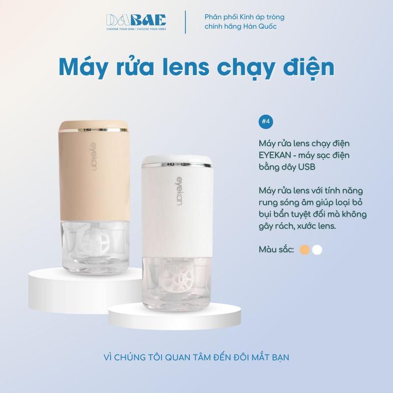 Máy rửa kính áp tròng, máy vệ sinh lens chính hãng EYEKAN 1