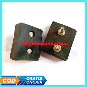 Karet Tatakan Per Extra Stopper Helper untuk Car Canter Ps125 Ps110 Ps100 Harga Per 2 Pcs Baut