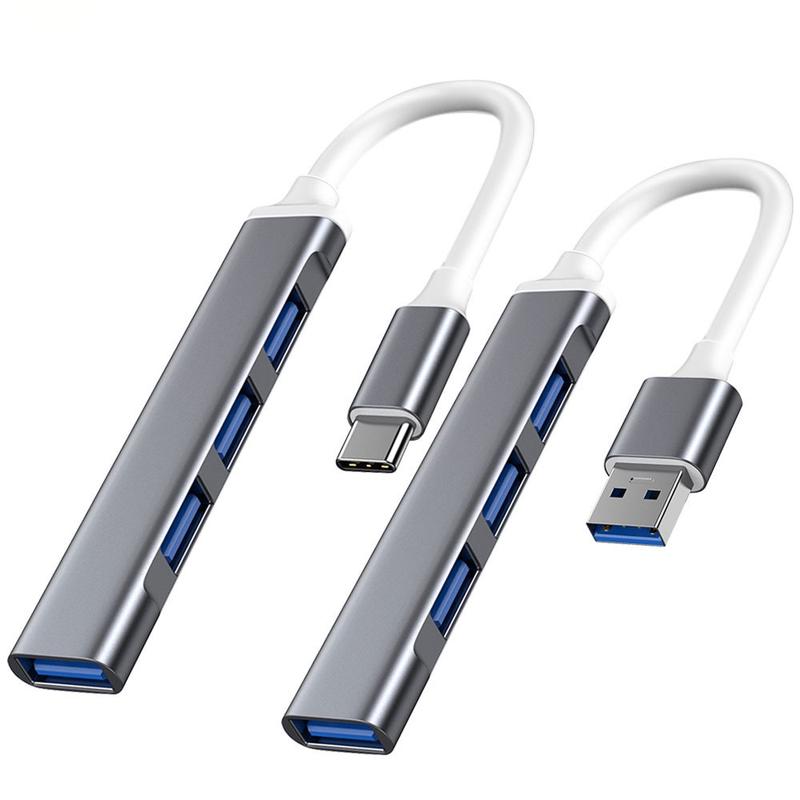 Mini USB C HUB 4in1 Cầm Tay Bộ Chia 4 Cổng USB3.0 Loại C Bộ Chuyển Đổi USB Tốc Độ 5Gbps Có Chuột OTG Và Bàn Phím Ổ Đĩa U Tương Thích Với Máy Tính Xách Tay Điện Thoại Và Máy Tính Bảng Phụ Kiện Máy Tính Hub USB