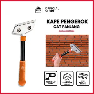 [HJS] Kape Cat Pisau Dempul Pengerok Cat Panjang / Scraper Kapi Gagang Panjang Paint