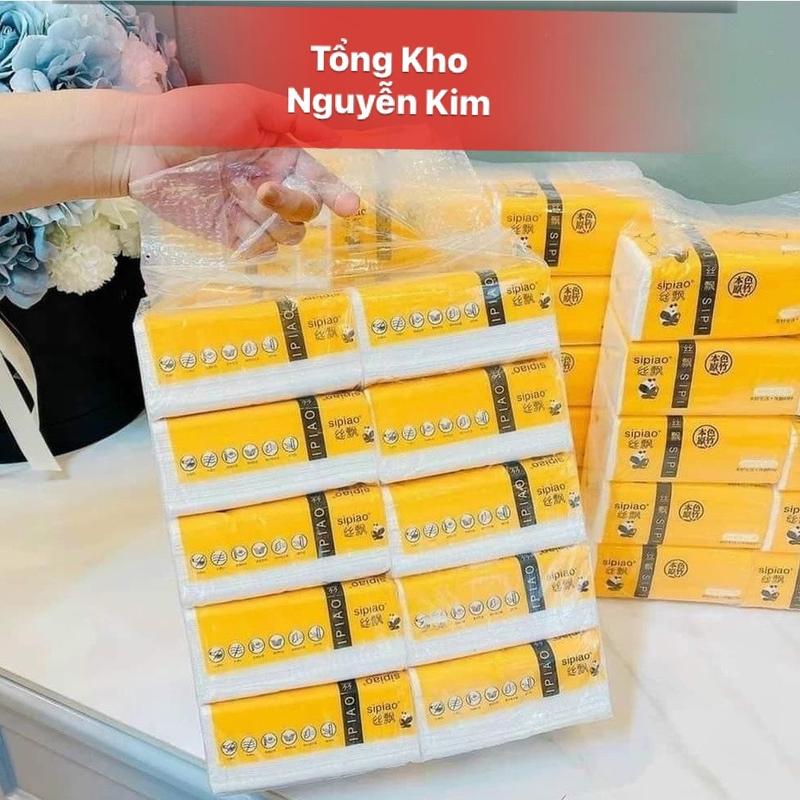 ComBo 30 Gói giấy Ăn Gấu Trúc Sipao Trắng Một Gói 300 Tờ ( 3 Bịch Mỗi Bịch 10 Gói )